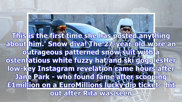 Rita ora skis with new boyfriend andrew watt at aspen смотреть онлайн