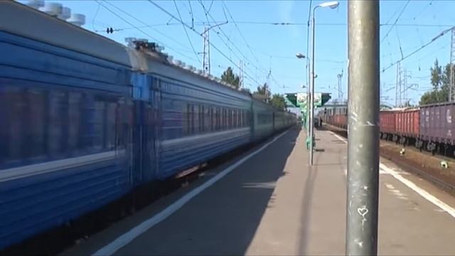ЧС7-043 с поездом № 76 Брест - Москва, ст. Кубинка-1 смотреть онлайн