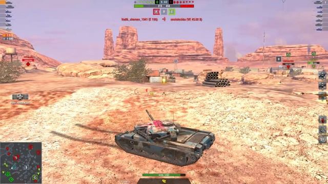 ТАНК КОТОРЫЙ НАГИБАЕТ ЗА ТЕБЯ !!! Chieftain Mk. 6 WoT Blitz смотреть онлайн