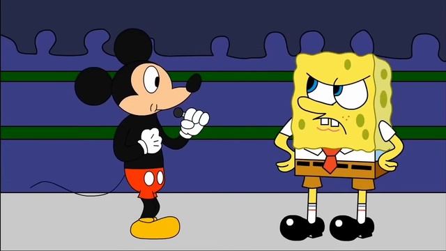 Radar Overseer Zachary reacts to Mickey Mouse vs SpongeBob Cartoon beatbox battle (revisited) смотреть онлайн