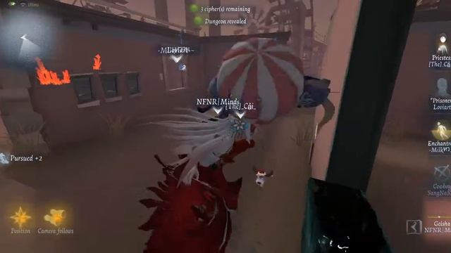 Identity V | Geisha #1 | Moonlit River Park | Non-Pro Player | Normal Match смотреть онлайн