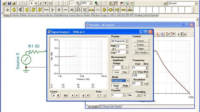 Измерения RLC цепи