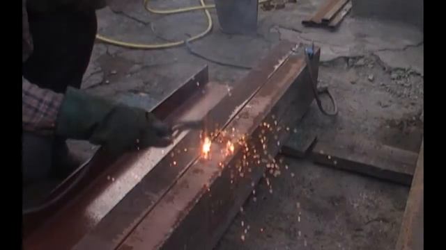 Сварка швеллеров на стойки ворот смотреть онлайн