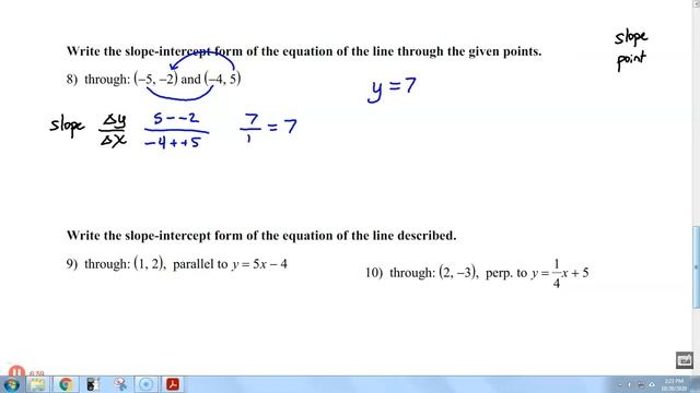 3.6 Slope Intercept Form Practice Solutions смотреть онлайн
