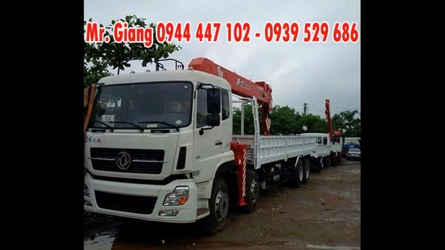 Xe tải Dongfeng 4 chân lắp cẩu Unic 12 tấn UR-V1204 liên hệ 0944447102 смотреть онлайн