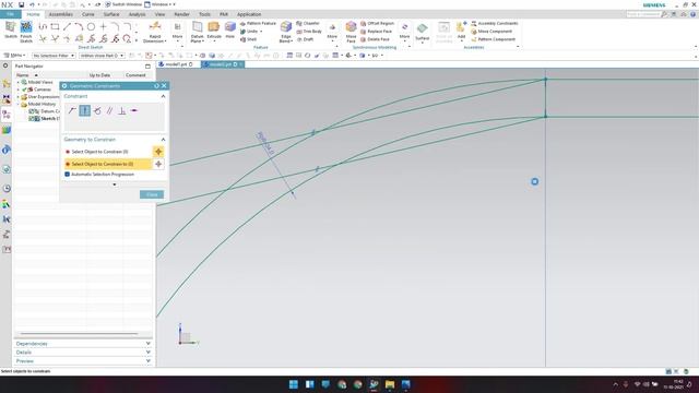 Siemens Unigraphics NX-Basic Part modeling Example 19 for beginners смотреть онлайн