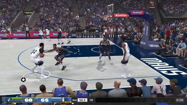 Timberwolves VS Mavs WCF Game 3 May 27,2024 NBA2K24PS5 смотреть онлайн