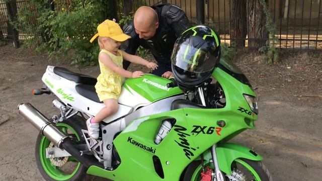 Знакомство деченьки с Kawasaki ninja zx6R смотреть онлайн
