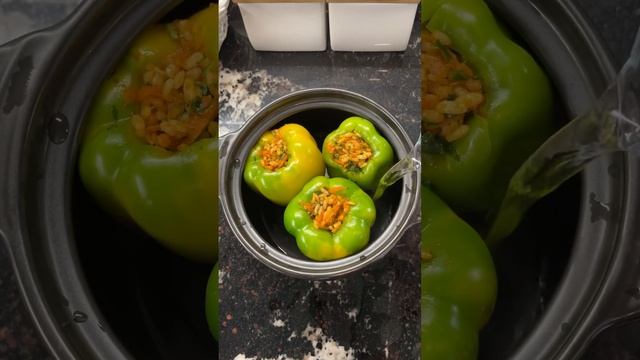 Фаршированный перец, необыкновенно вкусный, постный вариант, подходит веганам.