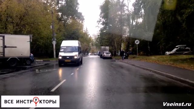 Лобненский экзаменационный маршрут ГИБДД часть 2 смотреть онлайн