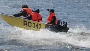 Испытание лодки RC 342 (самоделка Папы Гарика)