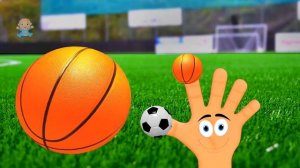 Sports Ball Finger Family | Finger Family Sport Balls for Kids Songs Nursery Rhymes