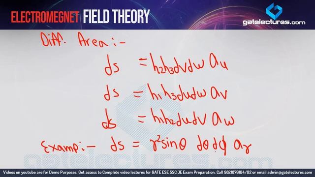 Electromagnetic Field Theory 07 Differential Length, Area and Volume (in Hindi) смотреть онлайн