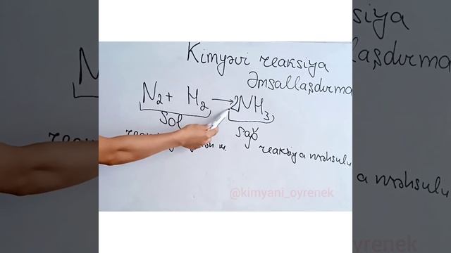 Kimyəvi reaksiya. Əmsallaşdırma. Əfsanə müəllimə . 070 933 14 19 смотреть онлайн