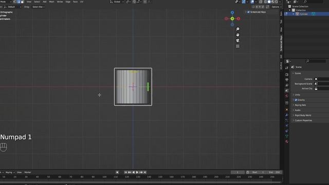 Как изменить угол loopcut не деформируя объект в Blender? смотреть онлайн