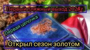 Коп с металлоискателем. Нашёл золото. Нокта симплекс.