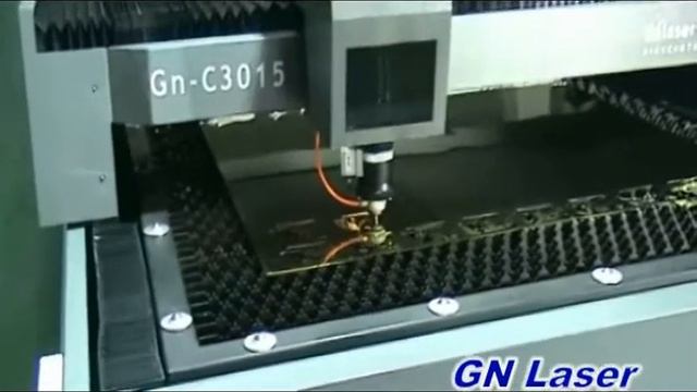 1mm Titanium Alloy Laser cutting___GN Laser смотреть онлайн