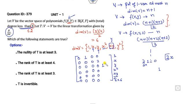 Linear Algebra CSIR NET Sept 2022 Short Cut Tricks смотреть онлайн