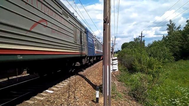 "ДОСТАЛИ ЭТИ ЧС7"!!! ЧС7-192 с поездом №376 "Москва-Воркута" смотреть онлайн