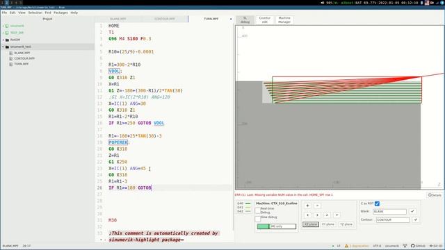 Точение наружного цилиндра. Часть 2 смотреть онлайн