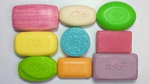 Залипательная резка хрустящего мыла. Асмр. Cutting soap