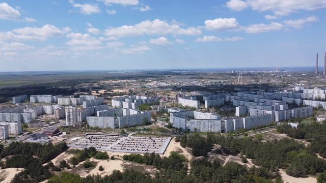 5 мая 2021 г. Энергодар с высоты. смотреть онлайн