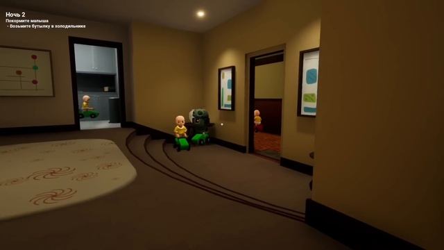 ГОНКИ НА ВЫЖИВАНИЕ В ДОМЕ ?! ИГРА The Baby In Yellow смотреть онлайн