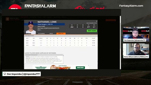 MLB DFS DraftKings Live | DraftKings April 24 Main Slate | MLB DFS Lineups смотреть онлайн