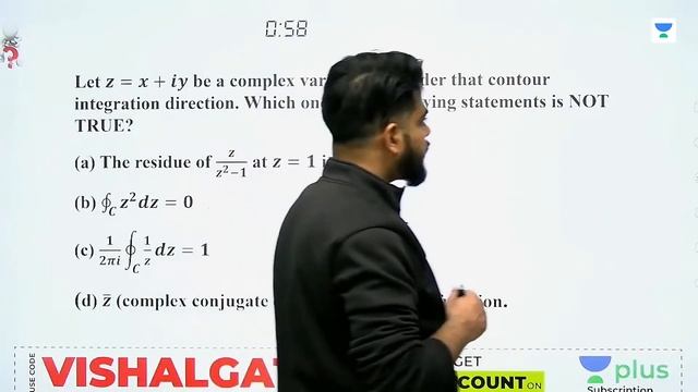 Complex Integration | L:8 | Mathematics | GATE 2022 | Ummeed Crash Course | Vishal Sir смотреть онлайн