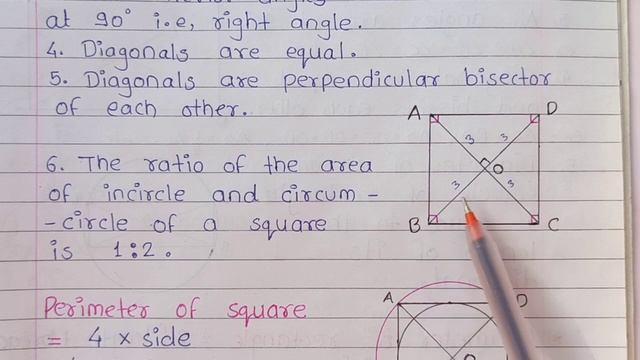 Types and properties of Square, perimeter of square, area of square смотреть онлайн