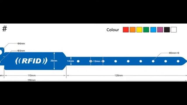 10000pcs/Lot 13.56Mhz or 125KHz RFID Bracelet смотреть онлайн