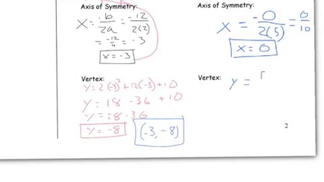 A2 6.1 Graphing Quadratics смотреть онлайн