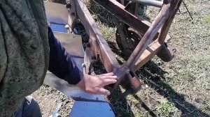 Размеры трехкорпусного самодельного плуга на трактор Т-25