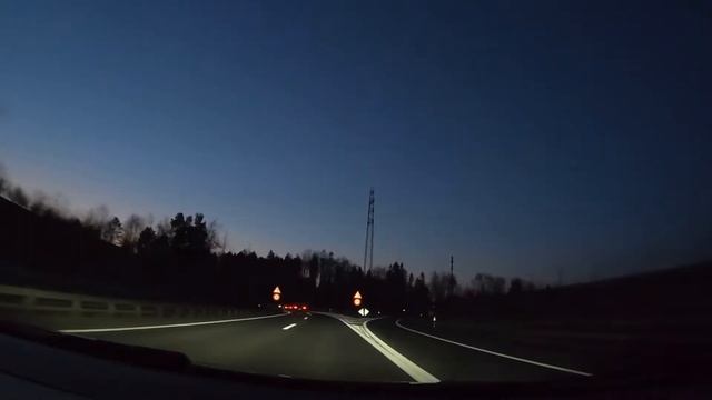 Dacia Sandero Stepway drive by night - GoPro Hero 8 смотреть онлайн