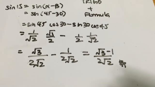 sin 15 cos 15 cos 75 sin 75 EXACT value with no calculator смотреть онлайн