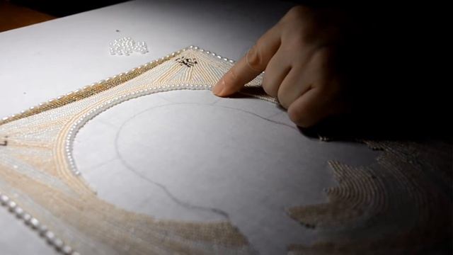 5. Подготовка к собиранию бисерного оклада. смотреть онлайн