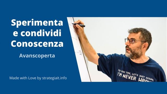 Dalla Sperimentazione Alla Diffusione Di Buona Conoscenza