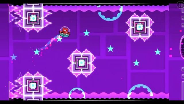 Уровень Geometry Dash (Electroman Adventures) смотреть онлайн