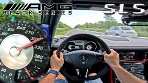 Mercedes SLS AMG BLACK SERIES 300КМ/Ч на БЕЗЛИМИТНОМ АВТОБАНЕ AutoTopNL