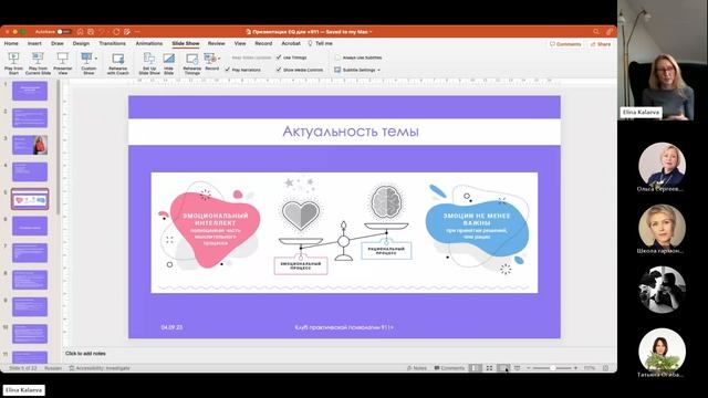 ЭМОЦИОНАЛЬНЫЙ ИНТЕЛЛЕКТ И ЭФФЕКТИВНАЯ РАБОТА ПСИХОЛОГА: практические инструменты и навыки смотреть онлайн