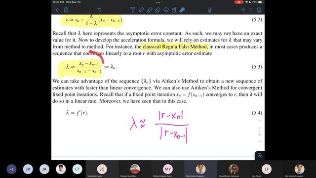MATH 175 D. Meeting 08 (20220323) Aitken's Extrapolation смотреть онлайн