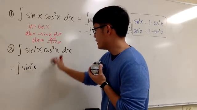01 Q36, integral of sin^2x cos^3x 2 смотреть онлайн
