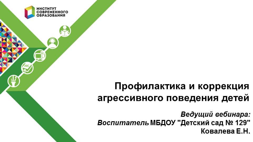 154. Профилактика и коррекция агрессивного поведения детей. смотреть онлайн