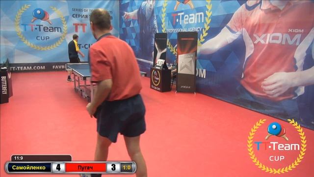 игра за 3 место Самойленко - Пугач. 10 января 2017. TT Cup смотреть онлайн