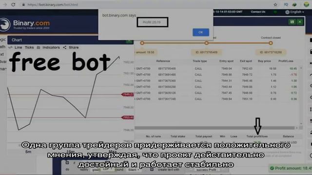 Робот для бинарных опционов Smart Binary Bot смотреть онлайн