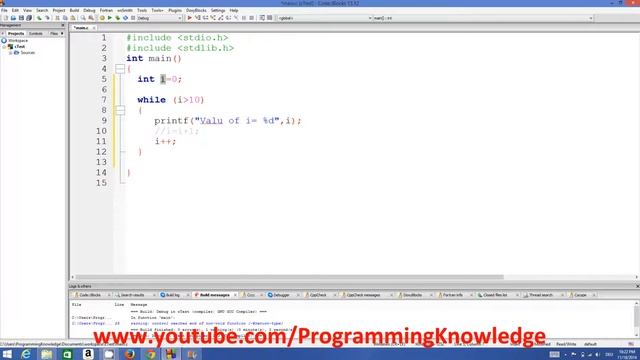 C Programming for Beginners 11 - While loop in C смотреть онлайн