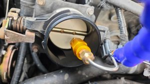 Очистка бензиновых форсунок, дросселя и впускного коллектора без снятия.