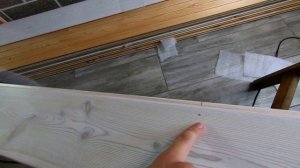 Наконец-то мы это сделали! Красивая отделка потолка брашированной вагонкой