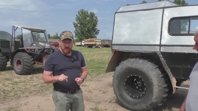 Обкатка первого вездехода "Лесник" на новом производстве смотреть онлайн