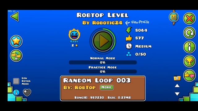 RobTop 2.2 Platformer Level (by Robotic24) - Geometry Dash 2.2 смотреть онлайн